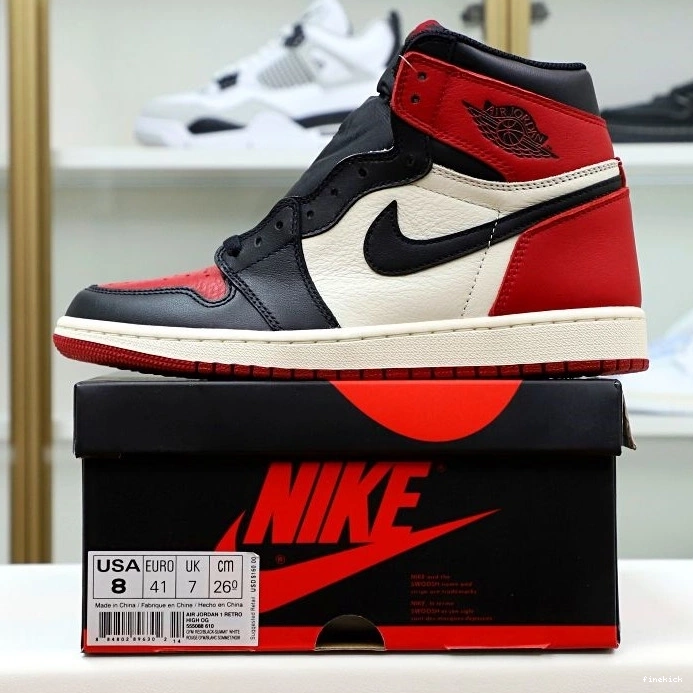 RETRO HIGH AIR JORDAN TOE' 'BRED OG 1 1008
